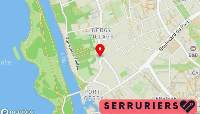carte de System Dépannage Serrurerie Vitrerie Serrurier, Vitrerie - miroiterie à Cergy