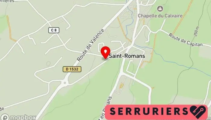 Vercors Serrurerie Metallerie -  Carte - Saint-romans