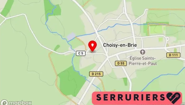 carte de XL ACCESS Serrurier, Service de serrurerie d'urgence à Choisy-en-Brie