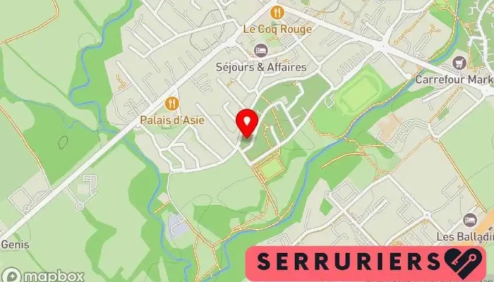 Zifmeca -  Carte - Saint-genis-pouilly