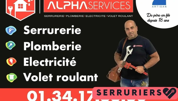 🥇Alpha Services Plombier Serrurier Eaubonne - Eaubonne